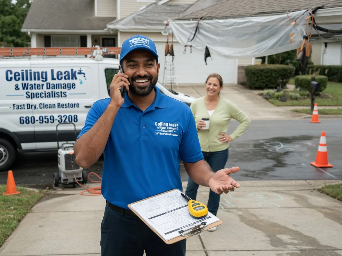 Ceiling Leak Cleanup Rowley, IA FAQs